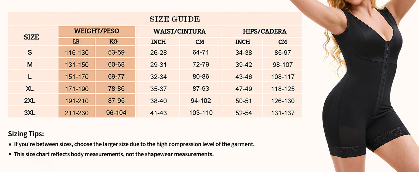Surprise tummy control with butt lift and pelvic area