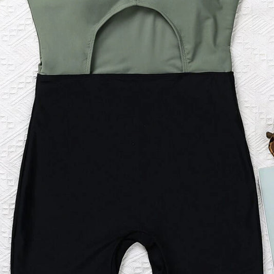 Women's Hollow Siamese Swimsuit Bikini