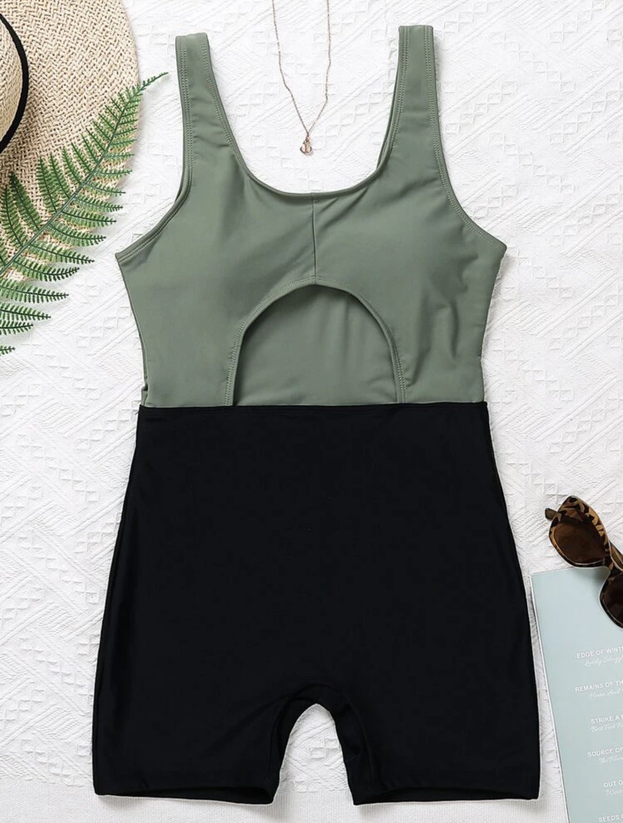 Women's Hollow Siamese Swimsuit Bikini