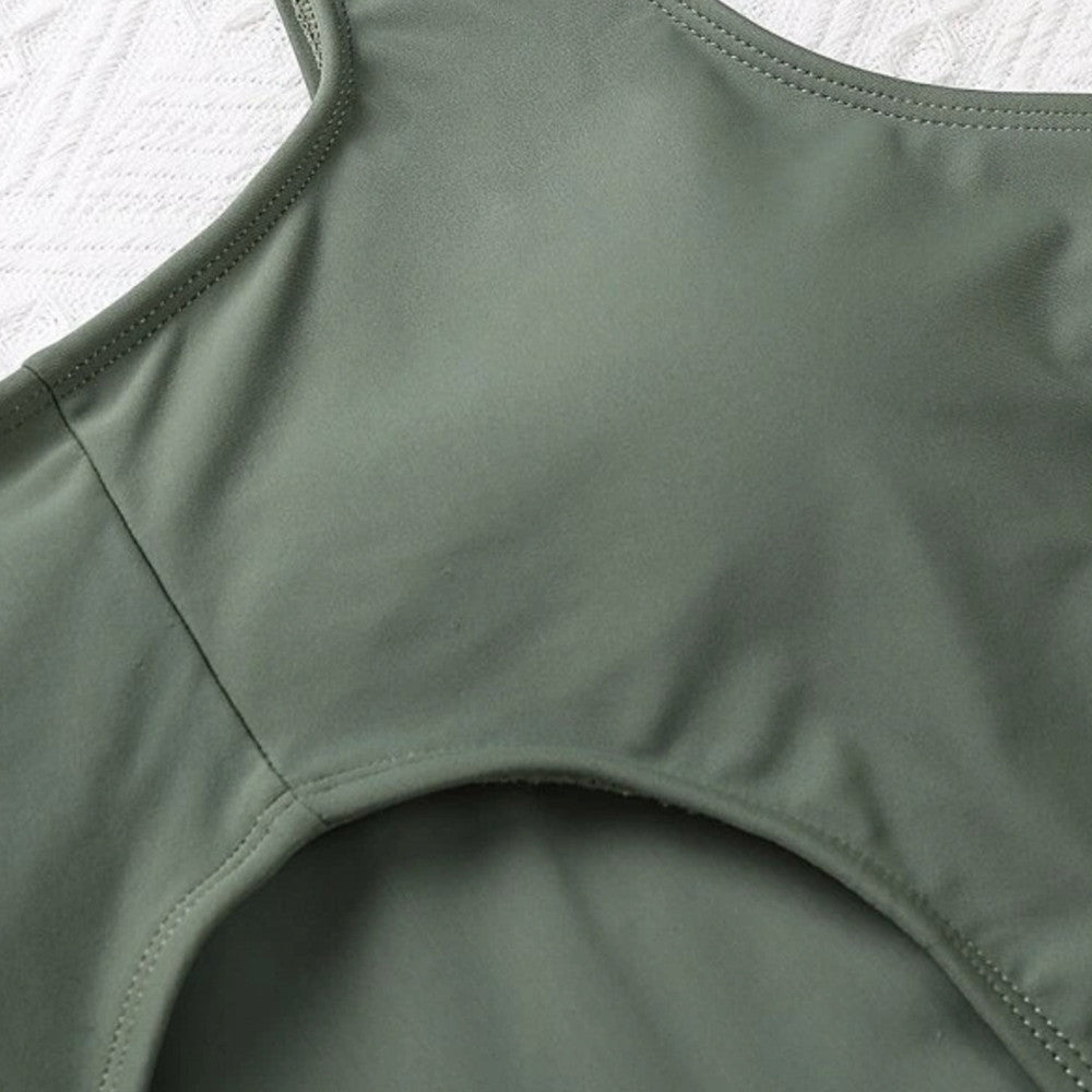 Women's Hollow Siamese Swimsuit Bikini